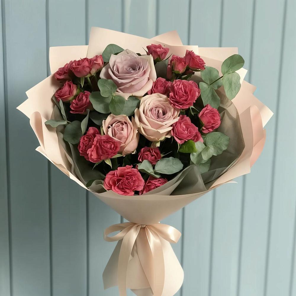 Букет цветов из: Гвоздики и Розы в Перевозе