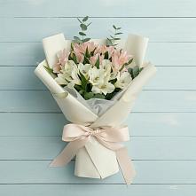 Букет цветов из:  Альстромерии #REPLACE_PRED# Перевозе