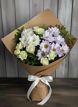 Букет цветов из:  Хризантемы и Розы в Перевозе