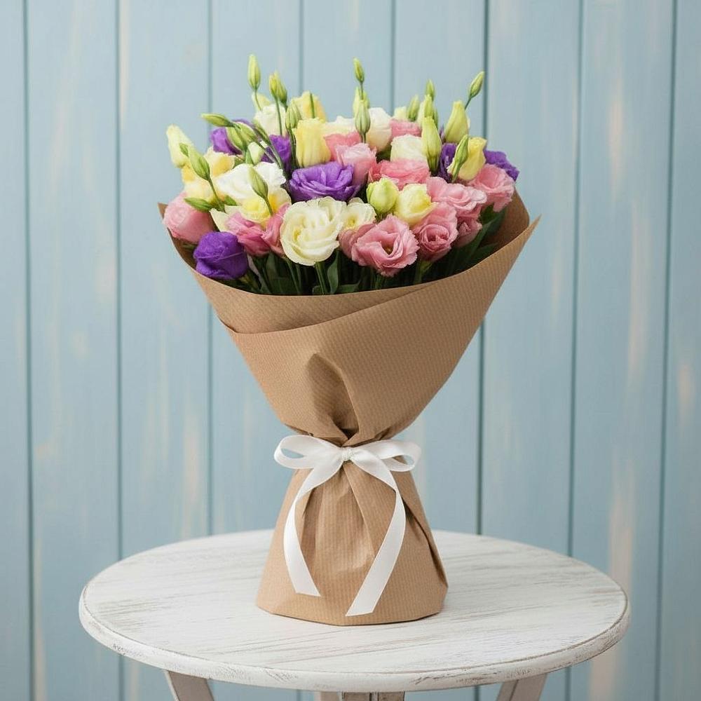 Букет цветов из: Лизиантусы в Перевозе