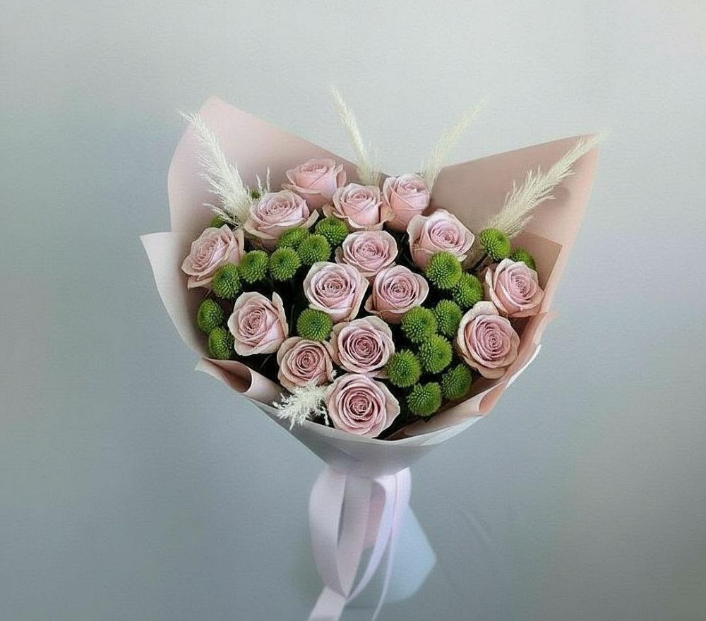 Букет цветов из: Розы и Хризантемы в Перевозе