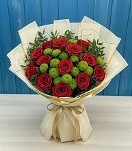 Букет цветов из:  Розы и Хризантемы в Перевозе