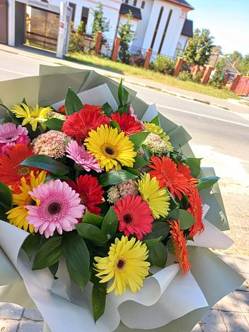 Букет цветов из: Герберы в Перевозе