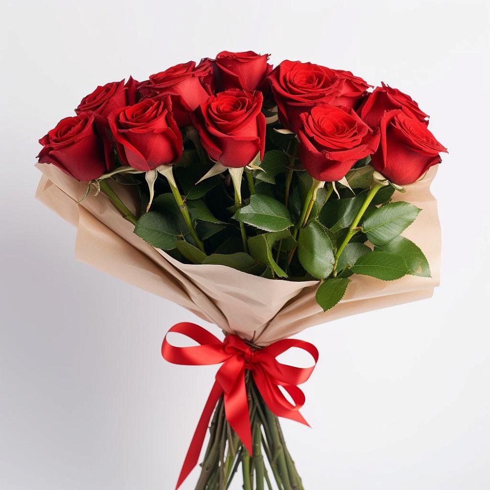 Букет 11 Красных роз Эдлесс Лав в Перевозе