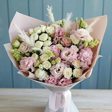 Букет цветов из:  Альстромерии и Розы в Перевозе